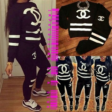 chanel jogging suit|chanel bodysuit.